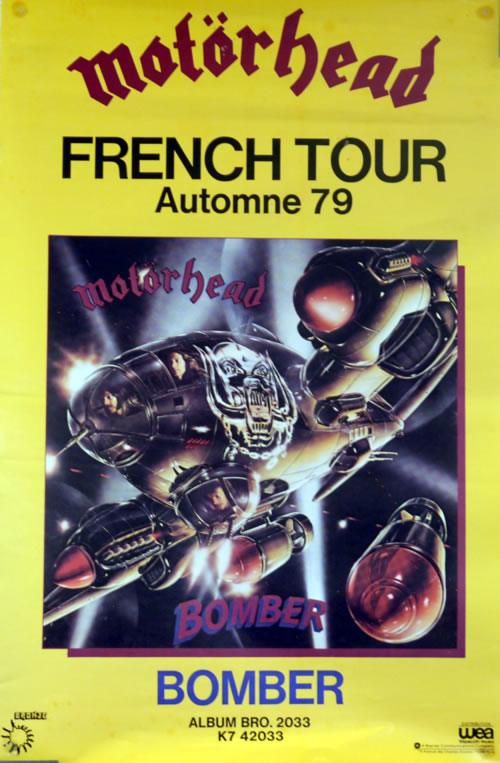 Motörhead 1982年西ドイツツアー￼ポスター Motörhead 1982年西ドイツツアー￼ポスター MOTÖRHEAD Original